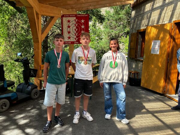 Podium du Championnat Valaisan des Adolescents et de la Relève